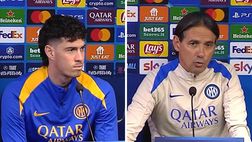 Inter-Barcellona: in conferenza Bastoni ‘alleggerisce’ con una battuta. Inzaghi ride