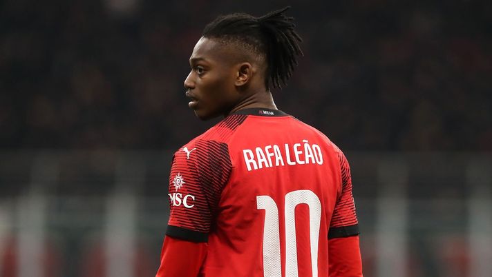 Rafael Leao AC Milan Milan-Slavia Praga 4-2 Europa League 2023-2024