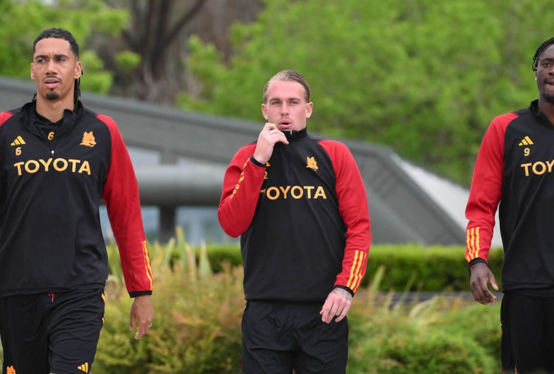 Roma, la rifinitura prima della sfida al Bayer – FOTO GALLERY - immagine 25