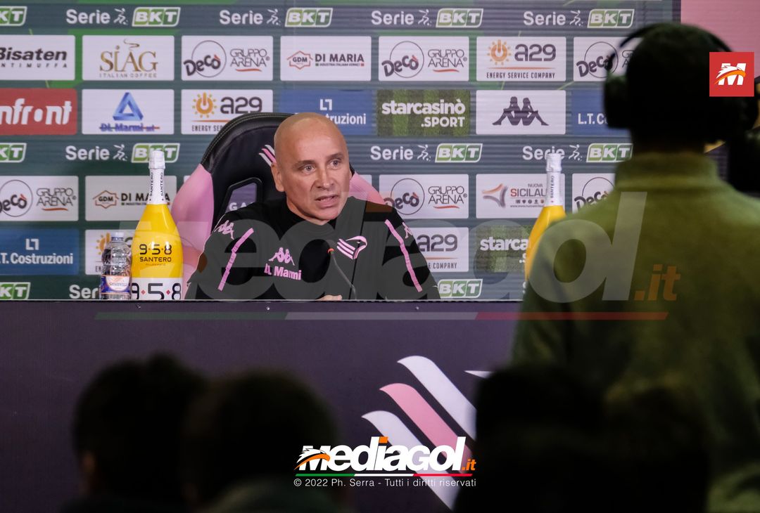 FOTO PALERMO, verso il Benevento: Mister Corini in conferenza stampa (Gallery) - immagine 26