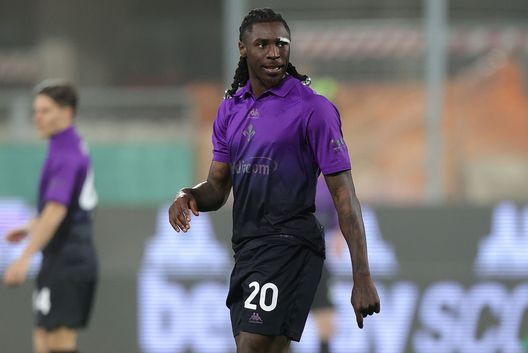 FLORENCE, ITALY - MARCH 16: Moise Kean of ACF Fiorentina reacts during the Serie A match between Fiorentina and Juventus at Stadio Artemio Franchi on March 16, 2025 in Florence, Italy. (Photo by Gabriele Maltinti/Getty Images) Pellissier: “Kean? Fiorentina giusta per dimostrare il suo reale valore”- immagine 2
