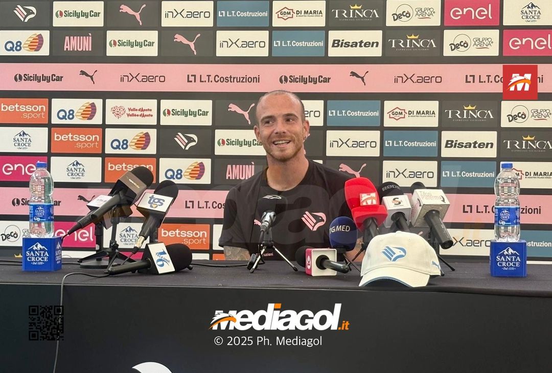 FOTO, Antonio Palumbo si presenta in conferenza stampa - immagine 2