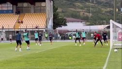 La seduta odierna si chiude con una partitella a ranghi misti