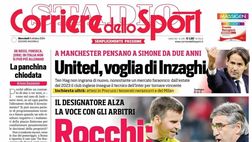 PRIMA PAGINA CORRIERE DELLO SPORT OGGI: “Osi via per 81 mln: sprint Chelsea-Gala”