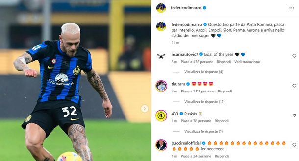 Dimarco: “Un tiro che parte da Porta Romana e arriva nello stadio dei miei sogni”- immagine 2