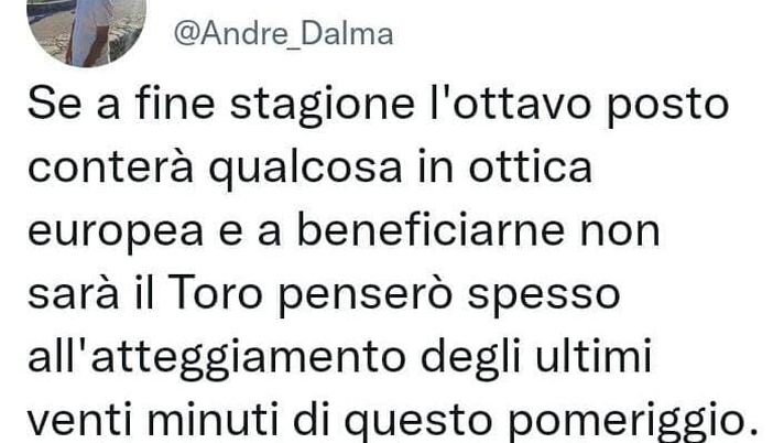 Torino-Fiorentina 1-1, le reazioni social: “Perché non tiriamo mai di prima?” - immagine 1