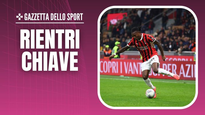 Rafael Leao AC Milan Milan-Napoli 0-2 Serie A 2024-2025