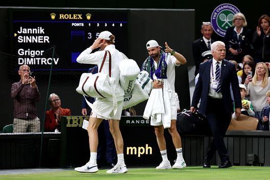 (Photo by Julian Finney/Getty Images) Sinner Belgrado