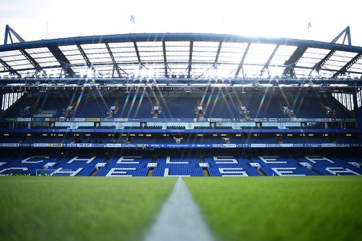 LONDON, ENGLAND - MARCH 30: General view inside the stadium prior to the UEFA Women's Champions League quarter-final 2nd leg match between Chelsea FC and Olympique Lyonnais at Stamford Bridge on March 30, 2023 in London, England. (Photo by Harriet Lander - Chelsea FC/Chelsea FC via Getty Images) Stamford Bridge