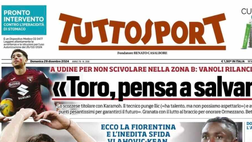 PRIMA PAGINA TUTTOSPORT OGGI: “Inter, riecco Lautaro-gol. Ma la Dea non perde la testa”