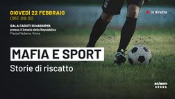 Editoria: giovedì presentazione al Senato del libro “Mafia e Sport. Storie di riscatto”