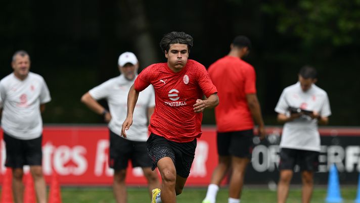 Luka Romero AC Milan allenamento Milanello