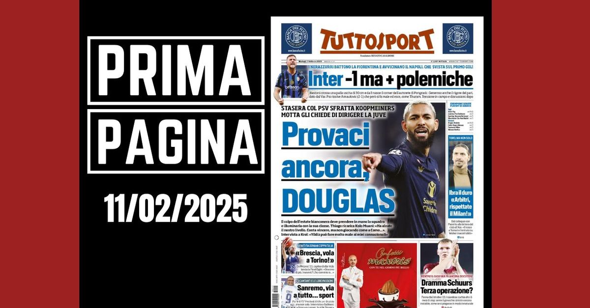 Prima pagina Tuttosport: “Ibrahimovic: ‘Arbitri, rispettate il Milan