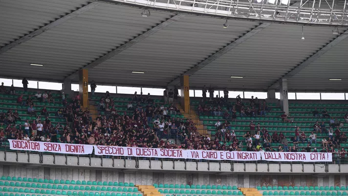 Verona-Torino, il settore ospiti: “Via Cairo e gli ingrati dalla nostra città” - immagine 1