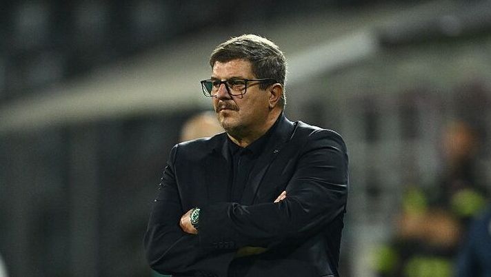 CREMONA, ITALY - OCTOBER 14: Coach Silvio Baldini of Italy reacts during the UEFA Euro U21 Qualification match between Italy and Armenia at Stadio Giovanni Zini on October 14, 2025 in Cremona, Italy. (Photo by Marco M. Mantovani/Getty Images) Baldini: “Sorpresi dall’umiltà di Pio Esposito e Donnarumma, vi spiego! Su Pisilli e Palestra…” - immagine 1