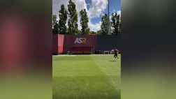 Rensch è già a Trigoria. Allenamento in solitaria per l’inizio del ritiro estivo