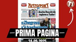 Prima pagina Tuttosport: “Milan-Lecce 3-0, Giménez si sblocca e fa festa pure Nkunku”