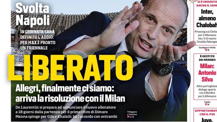 Prime pagine giornali sportivi oggi: il Napoli sui media- immagine 1