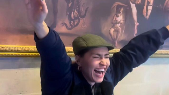 Sanremo 2025, l’annuncio di Carlo Conti al Tg1 e la reazione incontenibile di Serena Brancale - immagine 1