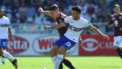 Torino-Sampdoria 2-2: emozioni a raffica, gara tutta da giocare