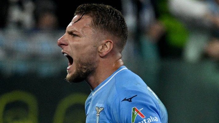 Ciro Immobile esulta dopo il gol
Champions League incontro Lazio v Feyenoord allo stadio olimpico di Roma.
Roma, 7 Novembre 2023
© Marco Rosi / Fotonotizia Immobile: “Lazio e Italia, voglio fare bene. I fischi dei tifosi e alla squadra ho detto…” - immagine 1