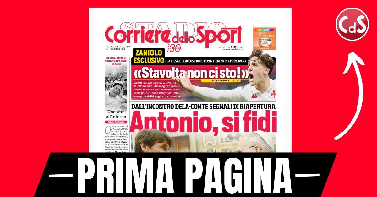 prima pagina corriere dello sport napoli conte segnali di riapertura da Pianetamilan.it prima pagina corriere dello sport napoli conte segnali di riapertura