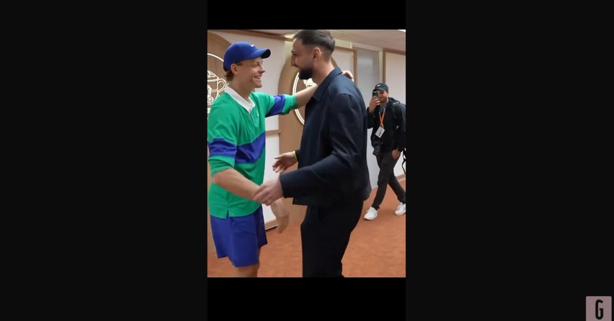 VIDEO / Sinner incontra Donnarumma a Parigi: quante risate!