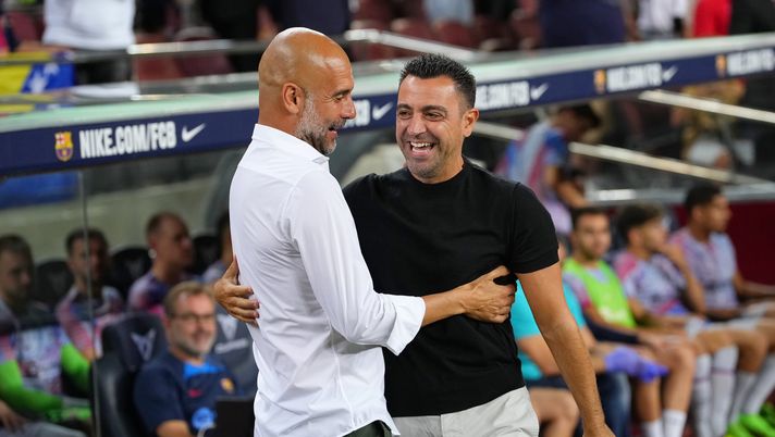 Guardiola e Xavi