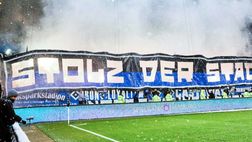 Al derby in casa del St.Pauli: la curva HSV “L’orgoglio di Amburgo siamo noi”…
