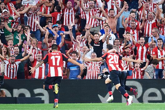 Bilbao, Spagna - 16 agosto 2019: Aritz Aduriz esulta dopo aver segnato contro il Barcellona. (Foto di Juan Manuel Serrano Arce/Getty Images) Athletic Bilbao-Barcellona, i precedenti tra le due squadre spagnole- immagine 3