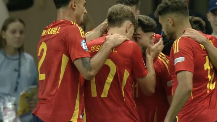 Jesus Rodriguez porta in vantaggio la Spagna U21 a Trnava: di Nicolò Pisilli la rete dell'immediato 1-1 dell'Italia. spagna italia u21