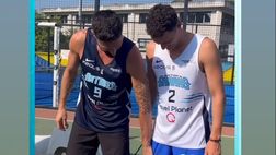 Giroud-Pavard, siparietto in Costa Azzurra: l’ex Milan copre il logo Inter sui pantaloncini