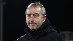 Lecce-Napoli, doppio cambio dei salentini al 45°: dentro Tete Morente e Helgason