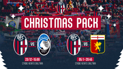 Pacchetto di Natale: sconti per Bologna-Atalanta e Bologna-Genoa