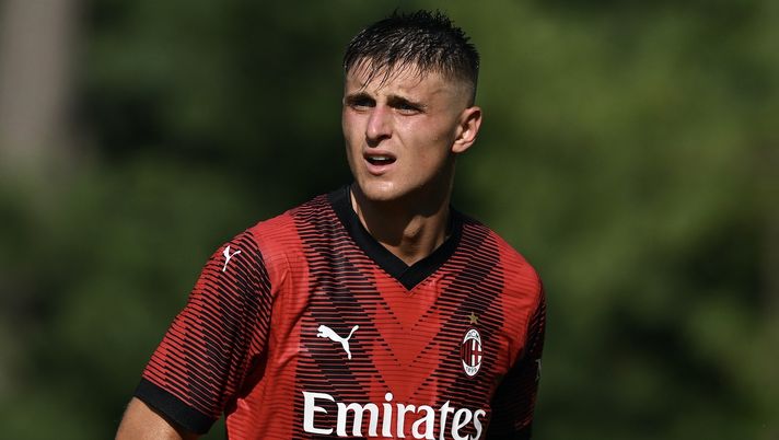 Lorenzo Colombo AC Milan amichevole Milan-Lumezzane 7-0 precampionato 2023-2024