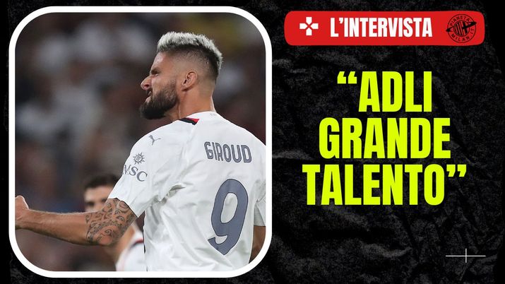 Olivier Giroud AC Milan Genoa-Milan 0-1 Serie A 2023-2024