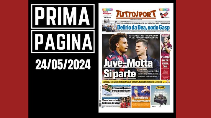 Prima Pagina Tuttosport 24 maggio Prima Pagina Tuttosport 24 maggio