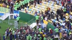 Manganelli brasiliani, colpiti e feriti i tifosi argentini