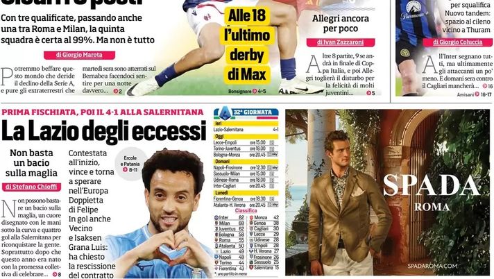 EDICOLA CdS – Inter, Sanchez deve fare Lautaro: lui con Thuram contro il Cagliari - immagine 1