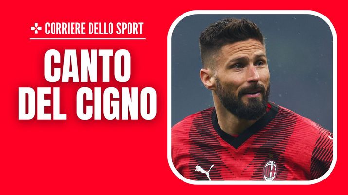 Olivier Giroud (attaccante AC Milan) vuole tornare al gol in Juventus-Milan (Serie A 2023-2024) di domani sera | News (Getty Images) Juventus-Milan Serie A 2023-2024 Olivier Giroud