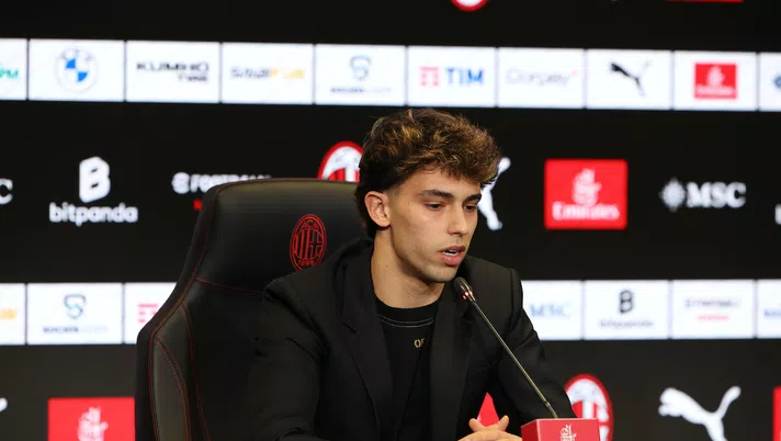 Joao Felix AC Milan Calciomercato Milan conferenza stampa presentazione