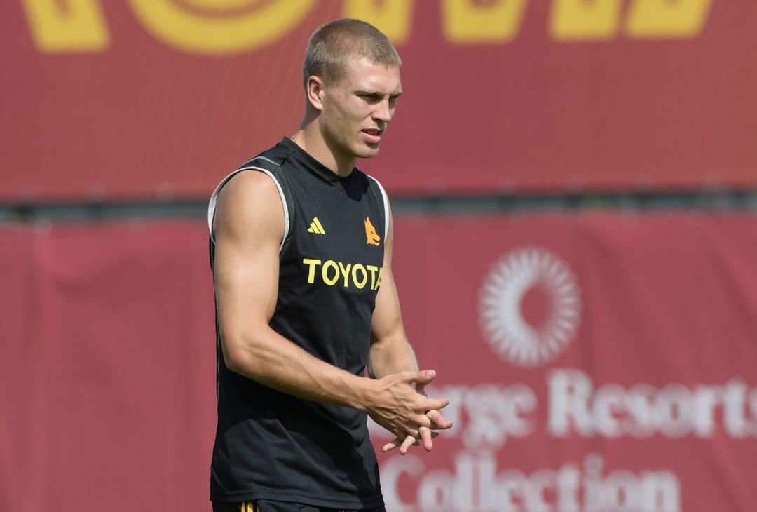 Roma al lavoro per preparare la partita contro lo Sheriff – FOTO GALLERY - immagine 22