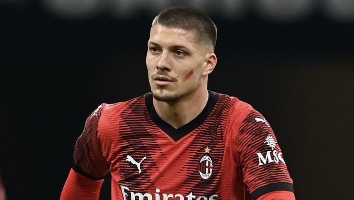 Luka Jovic AC Milan Milan-Fiorentina 1-0 Serie A 2023-2024