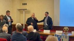 Lazio Club Montecitorio, celebrazione del primo scudetto: c’è Lotito – VIDEO