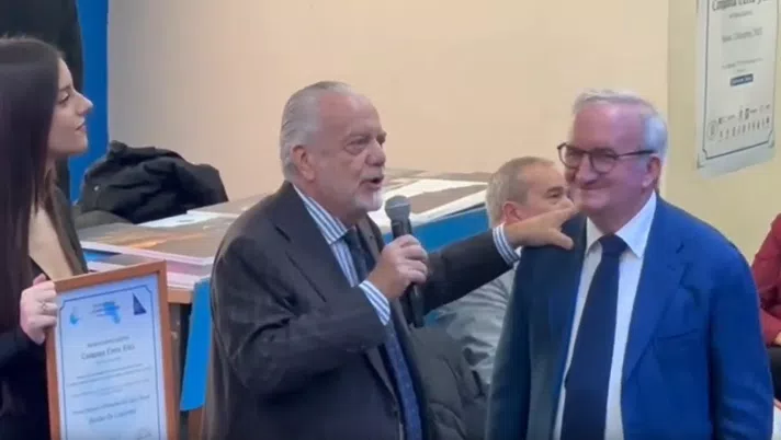 VIDEO De Laurentiis: “Siamo alla firma per Osimhen. Stadio Maradona? Ecco la verità” - immagine 1
