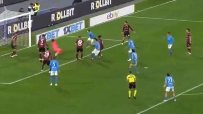 VIDEO Rrahmani fa esplodere il Maradona: la reazione di Kvaratskhelia al gol - immagine 1