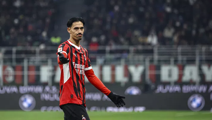Tijjani Reijnders AC Milan Milan-Sassuolo 6-1 Coppa Italia 2024-2025