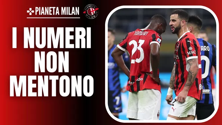 Kyle Walker AC Milan derby Milan-Inter 1-1 Serie A 2024-2025 Tomori