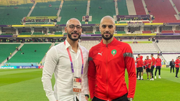 FOTO VN – Amrabat, il fratello Nordin a Praga per sostenerlo in finale
