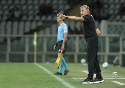 Marco Baroni manager of Torino FC during the Italian Serie A, 2025/26 season, football match between Torino FC and ACF Fiorentina on 31 August 2025 at Stadio Olimpico Grande Torino, Turin, Italy. Photo Nderim Kaceli
